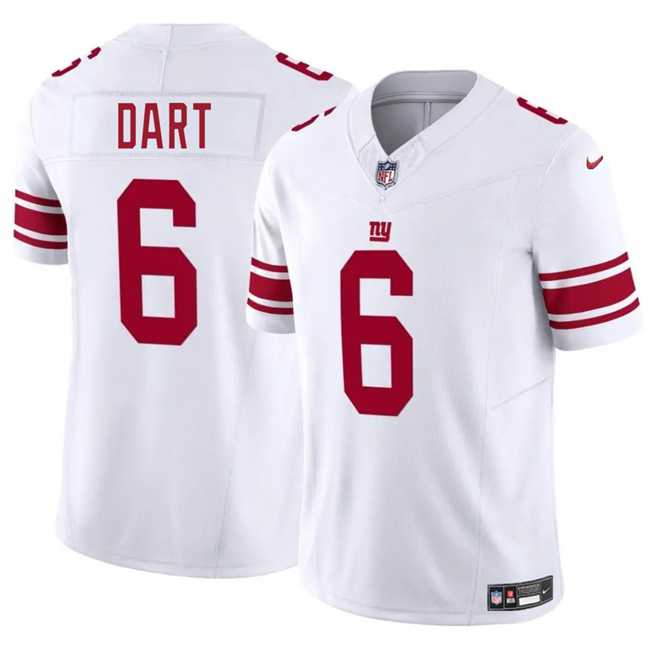 Men & Women & Youth New York Giants #6 Jaxson Dart White 2025 Draft F.U.S.E. Vapor Untouchable Limited Stitched Jersey,We sell and wholesale Men & Women & Youth New York Giants #6 Jaxson Dart White 2025 Draft F.U.S.E. Vapor Untouchable Limited Stitched Jersey on line form chian!